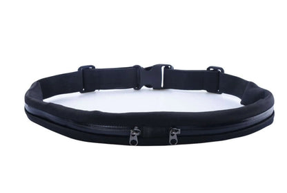 Stride Dual Pocket Running Belt & Travel Fanny Pack – Water-Resistant, Adjustable Sports Waist Belt for Jogging, Cycling, Hiking & Outdoor Activities